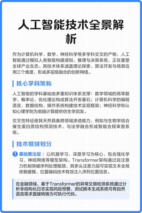 人工智能技术全景解析